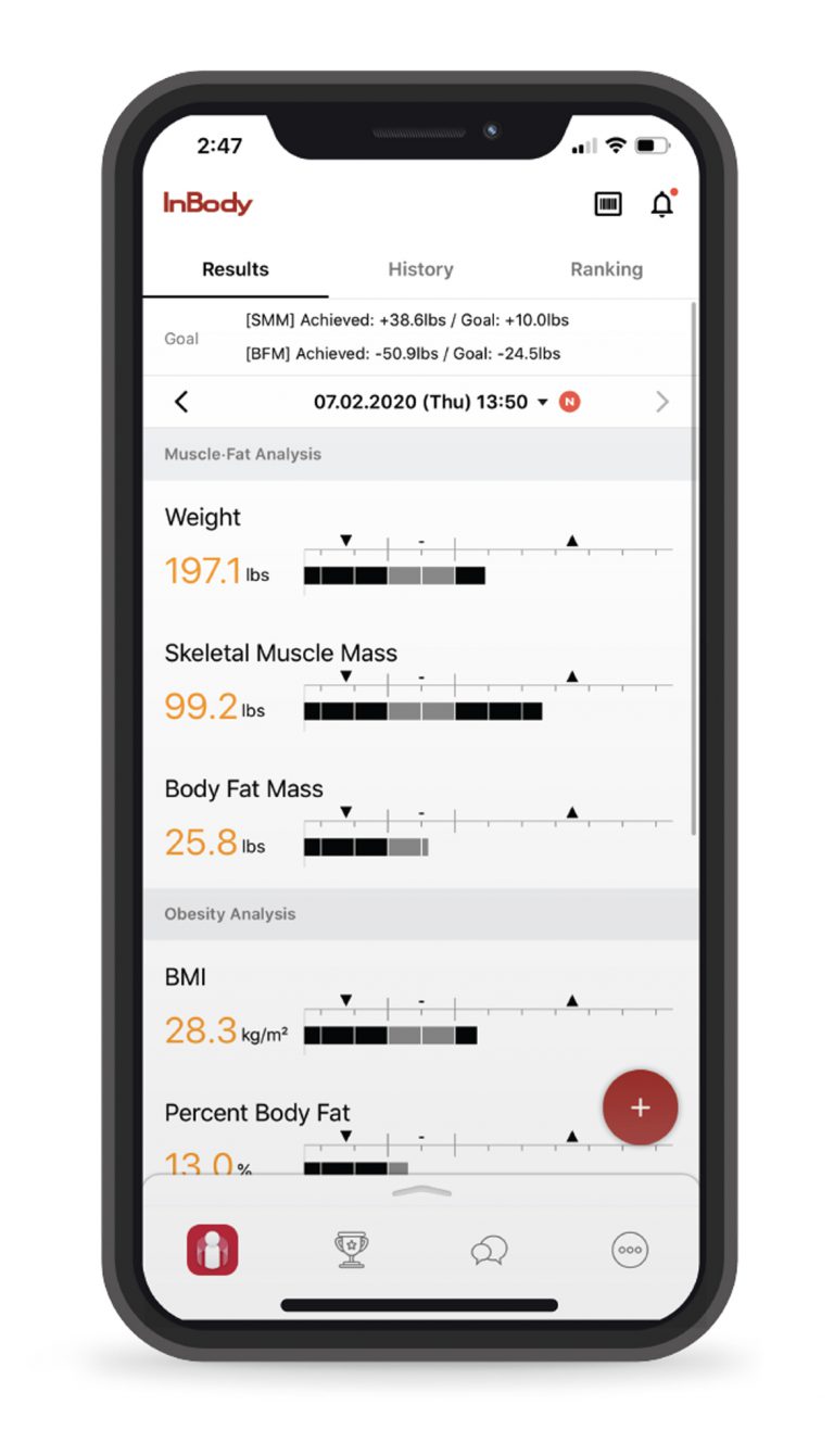 Lookin'Body Web | InBody Oceania